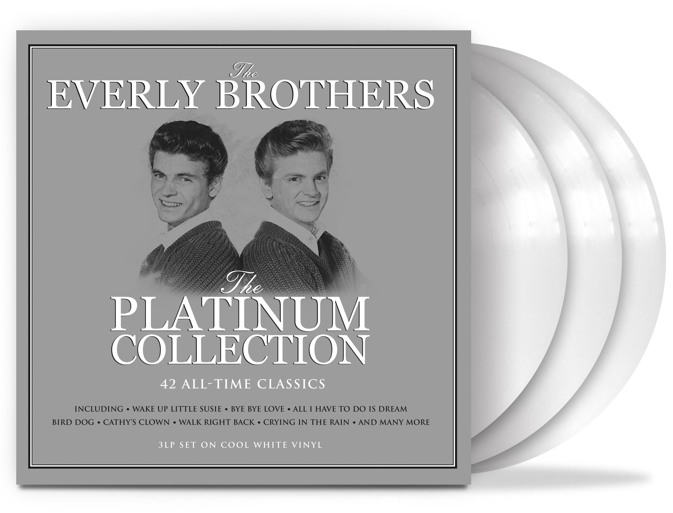 EVERLY BROTHERS - PLATINUM COLLECTION white vinyl LP3