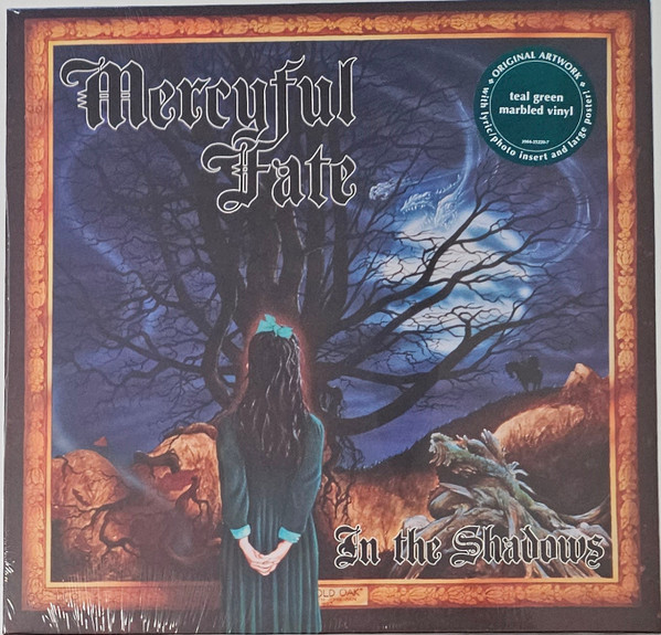 MERCYFUL FATE - IN THE SHADOWS teal green marbled vinyl LP