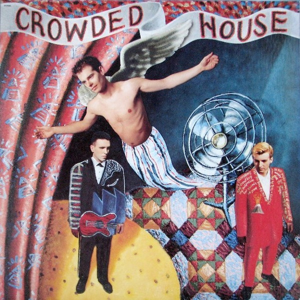 CROWDED HOUSE - CROWDED HOUSE blue vinyl LP