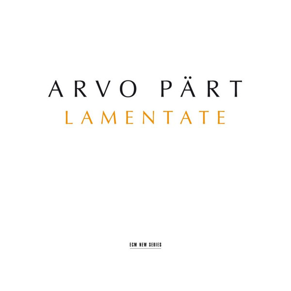 PART ARVO - LAMENTATE CD