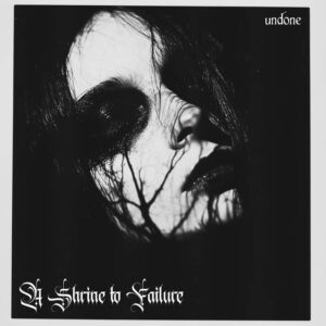 A SHRINE TO FAILIRE - UNDONE blue white marbled LP