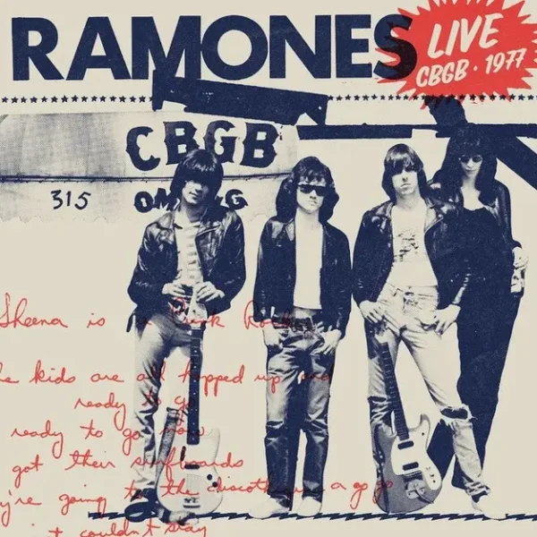 RAMONES - LIVE AT CBGB, 1977 RSD BF 2025 translucent red vinyl LP