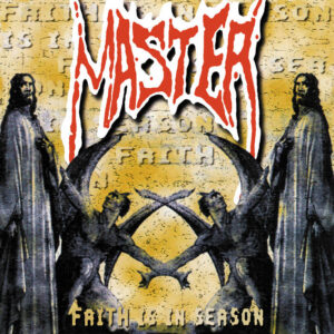 MASTER - FAITH IS IN SEASON  red black splatter vinyl LP