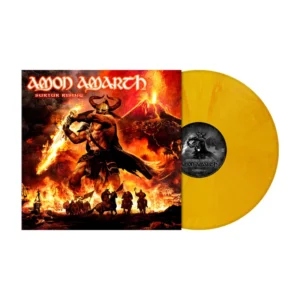AMON AMARTH - SURTUR RISING sun yellow marbled vinyl LP