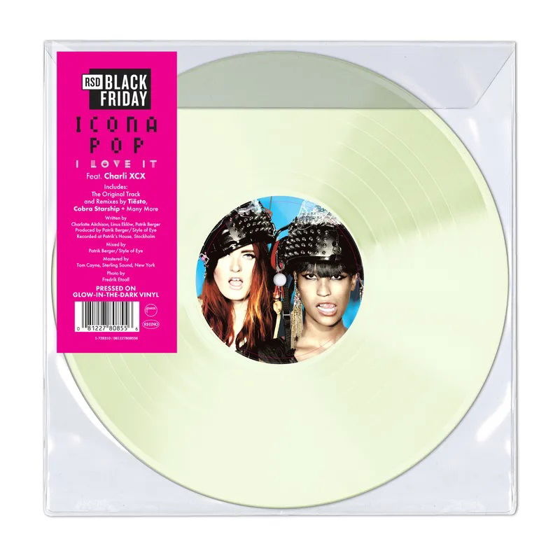 ICONA POP - I LOVE IT (feat. Charli XCX) RSD BF 2025 glow in the dark vinyl LP