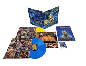 IRON MAIDEN - LIVE AFTER DEATH (40th anniversary) blue + yellow vinyl LP2