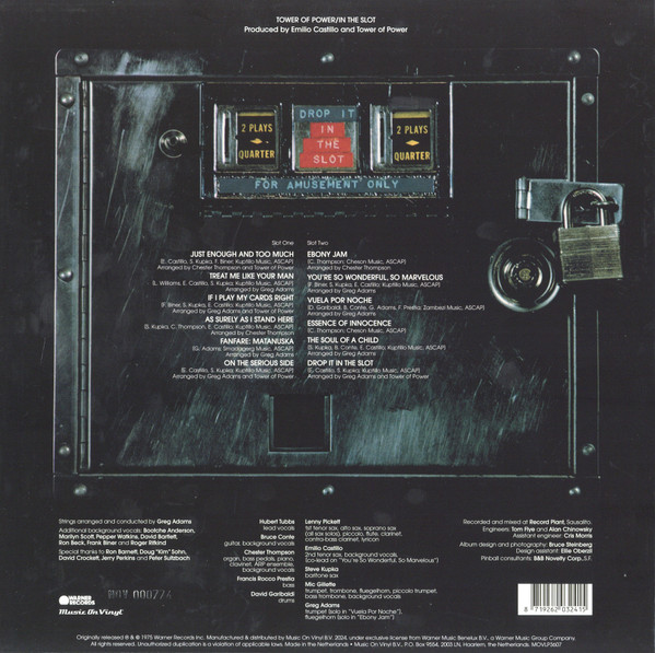 TOWER OF POWER - IN THE SLOT yellow LP - Slika 2