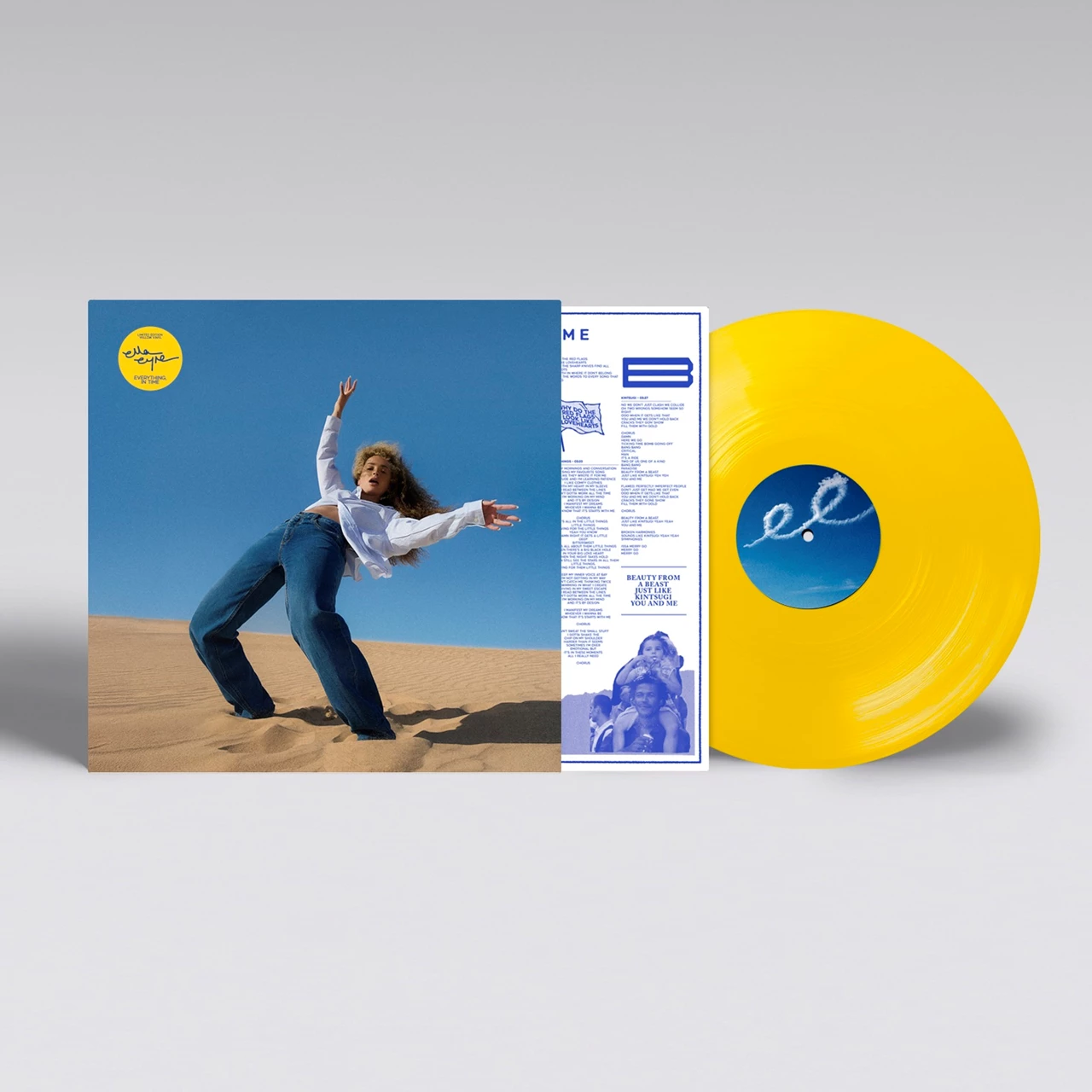 EYRE ELLA - EVERYTHING IN TIME yellow vinyl LP