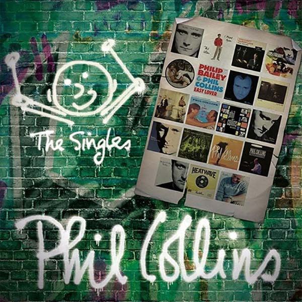 COLLINS PHIL - SINGLES transparent petrol & magenta vinyl LP2