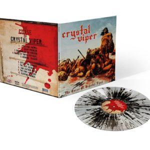 CRYSTAL VIPER - CURSE OF CRYSTAL VIPER splatter clera LP