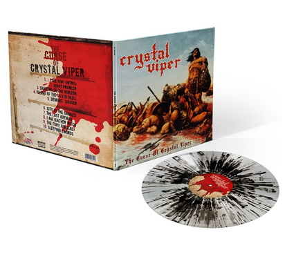 CRYSTAL VIPER - CURSE OF CRYSTAL VIPER splatter clera LP