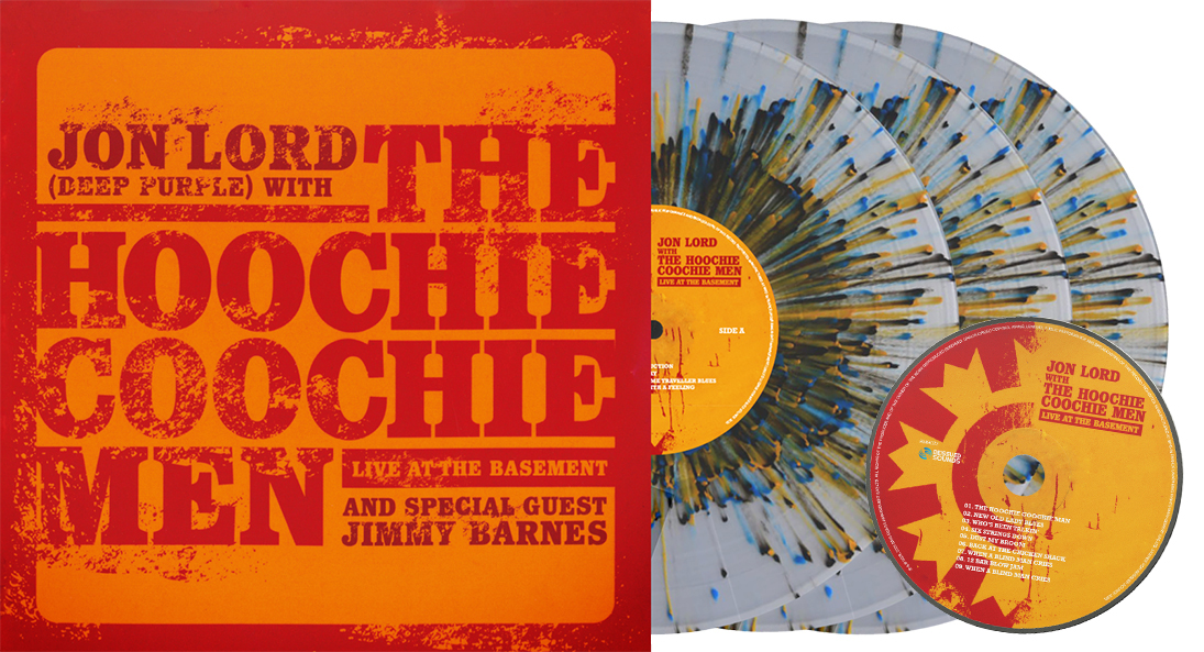 LORD JOHN & HOOCHIE COOCHIE MEN - LIVE AT THE BASEMENT crystal vinyl LP2CD