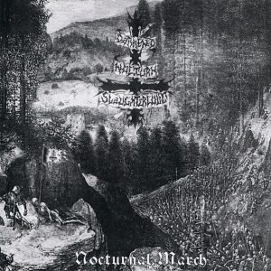 DARKENED NOCTURN SLAUGHTERCULT - NOCTURNAL MARCH galaxy vinyl LP