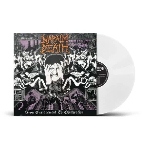 NAPALM DEATH - FROM ENSLAVEMENT TO OBLITERATION ltd white vinyl LP