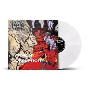 NAPALM DEATH - HARMONY CORRUPTION ltd white vinyl LP