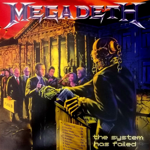 MEGADETH - SYSTEM HAS FAILED LP