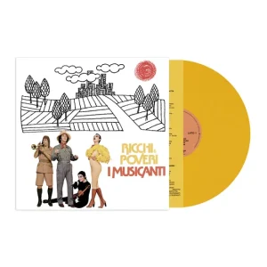 RICCHI & POVERI - I MUSICANTI yellow vinyl LP