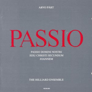 PART ARVO - PASSIO CD