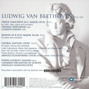 BEETHOVEN/AIMARD/HARNONCOURT - TRIPLE CONCERTO/CHORAL FANTASY