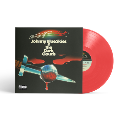 JOHNNY BLUE SKIES & THE DARK CLOUDS - MUTUNY AFTER MIDNIGHT red vinyl LP