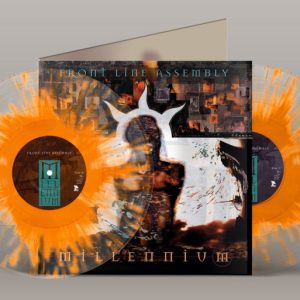 FRONT LINE ASSEMBLEY - MILLENIUM white/orange splatter vinyl LP