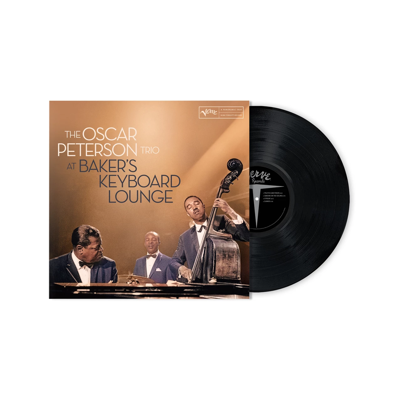 PETERSON OSCAR TRIO - AT BAKER'S KEYBOARD LOUNGE LP