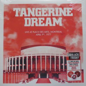 TANGERINE DREAM - PLACE DES ARTS MONTREAL 1977 red vinyl LP3