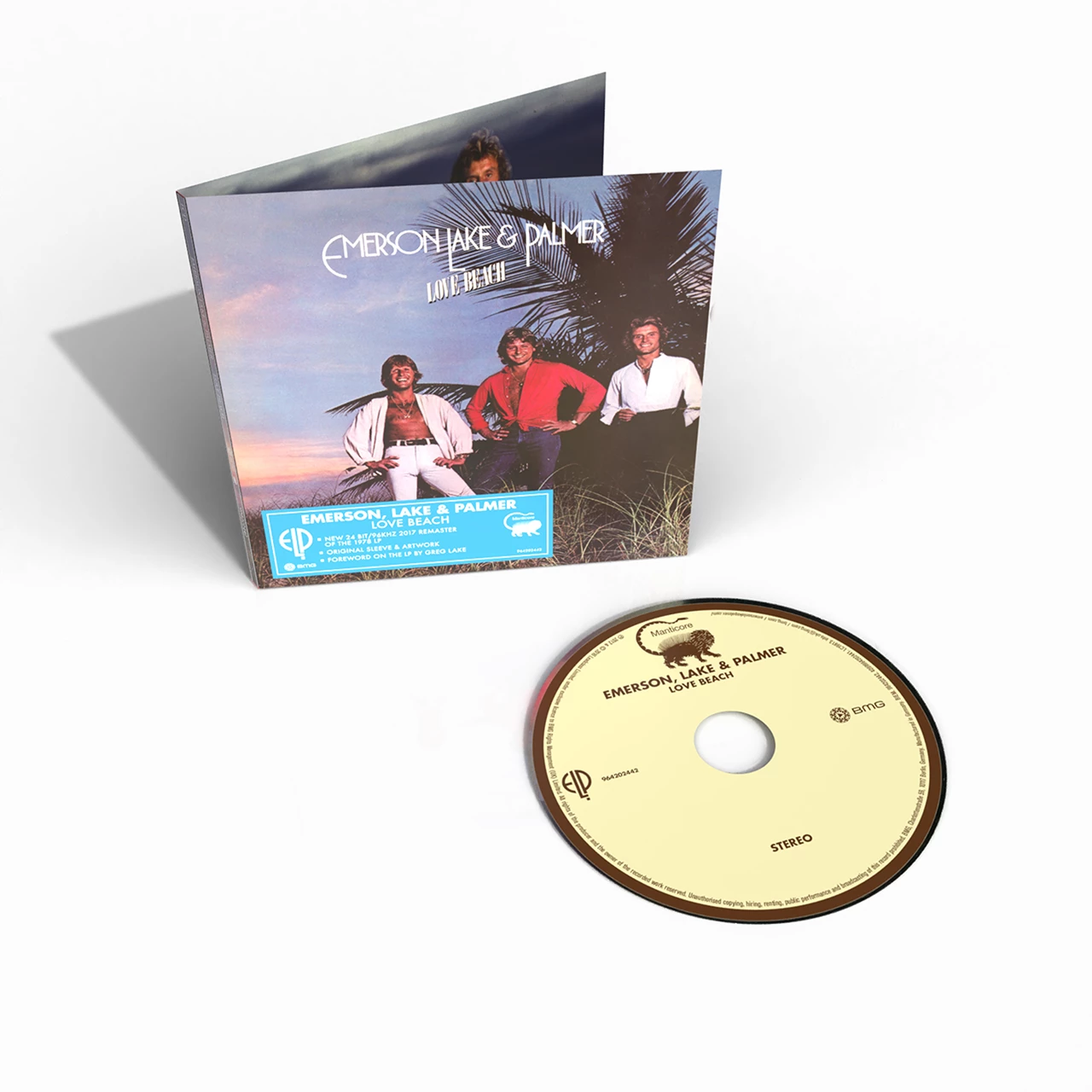 EMERSON, LAKE & PALMER - LOVE BEACH CD