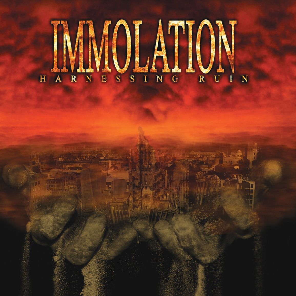 IMMOLATION - HARNESING RUIN marble vinyl LP