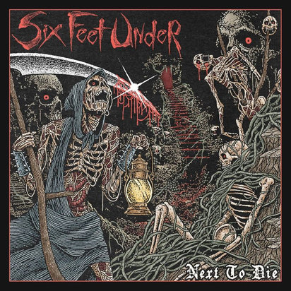 SIX FEET UNDER - NEXT TO DIE brown marbled vinyl LP