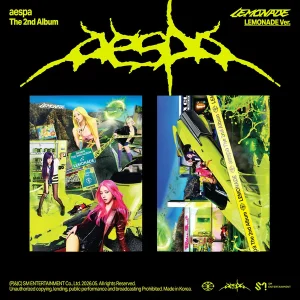 AESPA - LEMONADE 2ND ALBUM (LEMONADE VERSION) + BOOK CD