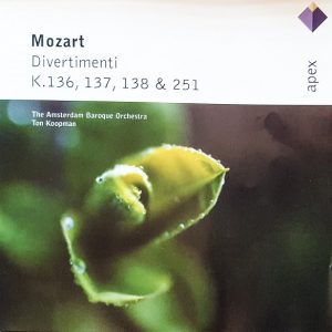 MOZART - DIVERTIMENTI K 136 137 138 & 2