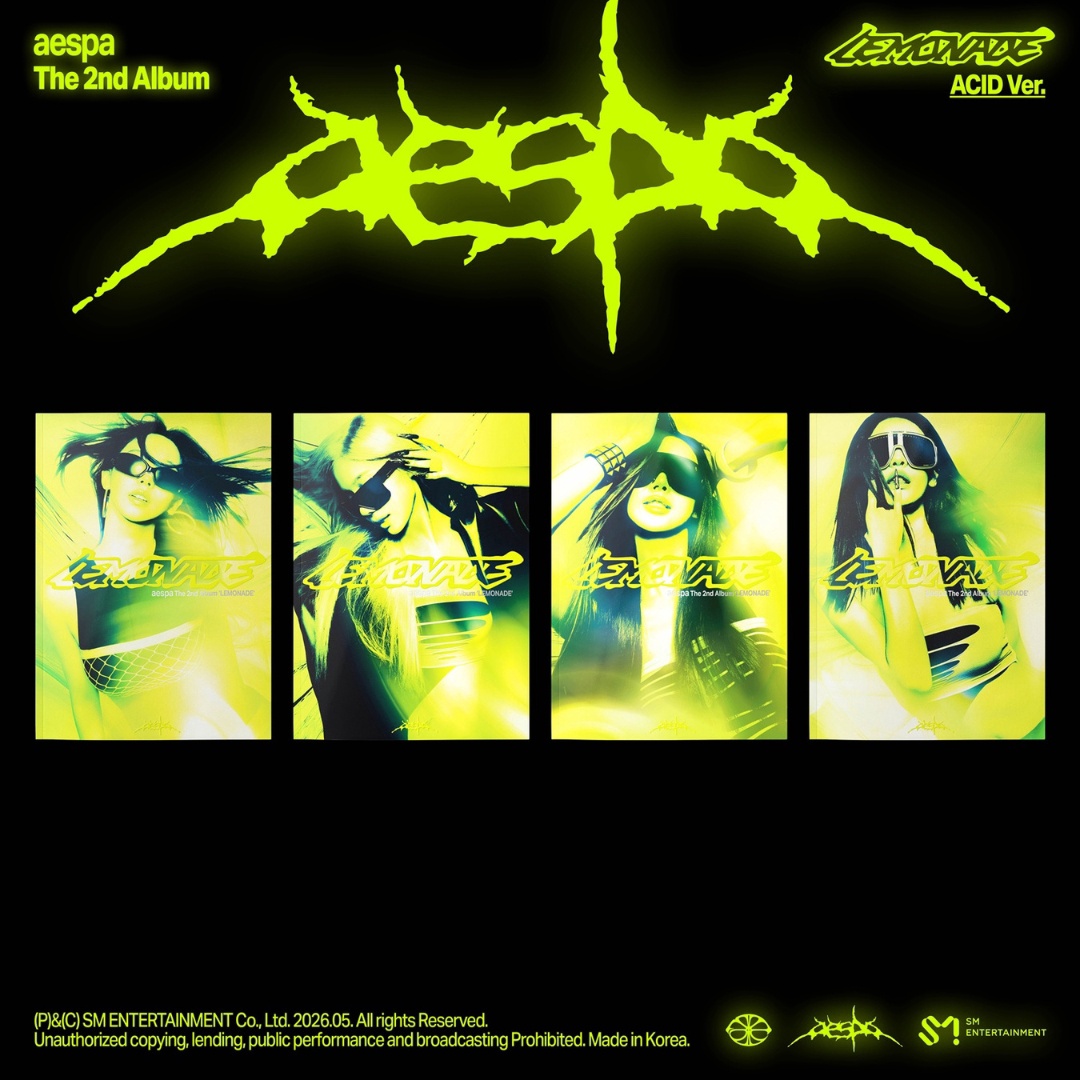 AESPA - LEMONADE 2ND ALBUM (ACID VERSION) + BOOK CD