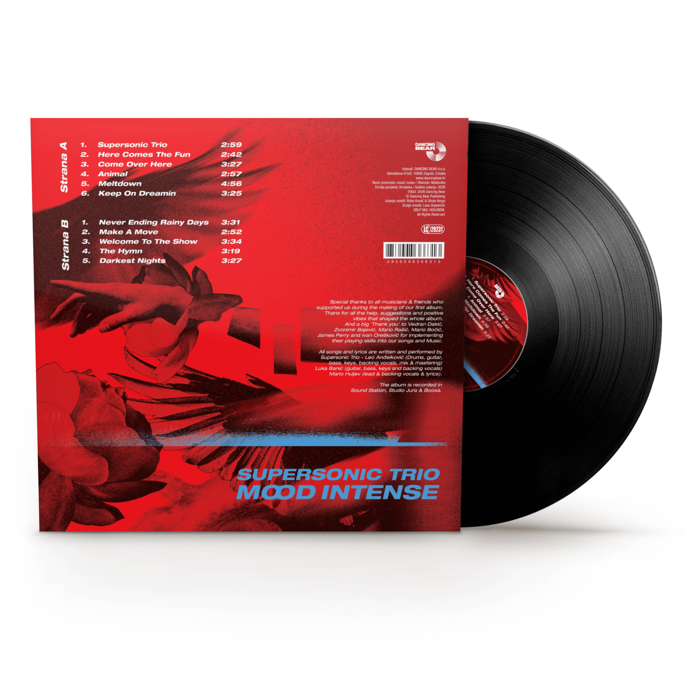 SUPERSONIC TRIO - MOOD INTENSE LP - Slika 2