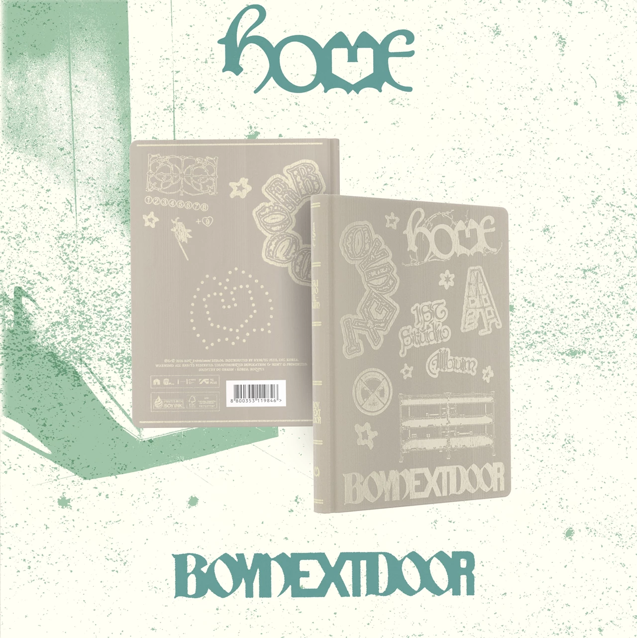 BOYNEXTDOOR - HOME 1st STUDIO ALBUM bunker versio CDBOOK