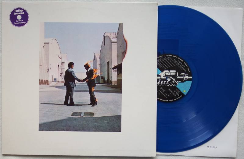 PINK FLOYD - WISH YOU WERE HERE blue vinyl LP