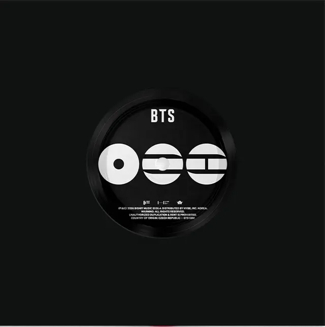 BTS - SWIM red vinyl 07" SINGLE