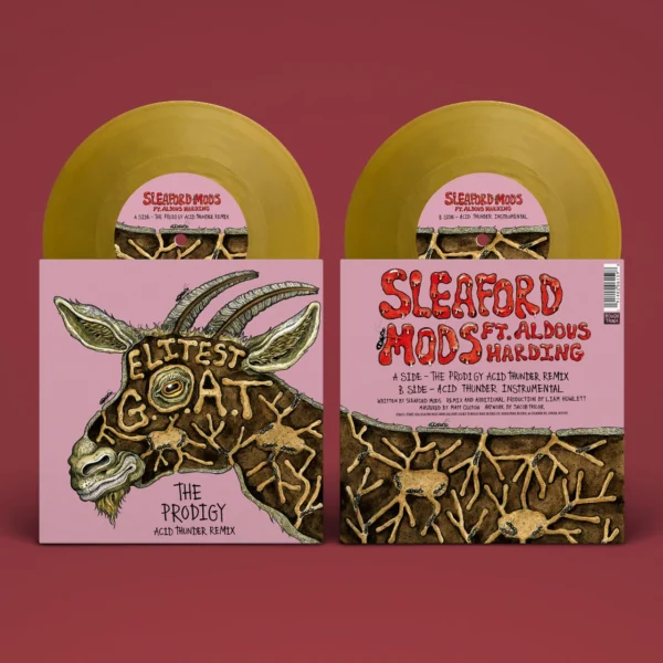 SLEAFORD MODS & THE PRODIGY - ELITEST GOAT 07" SINGLE