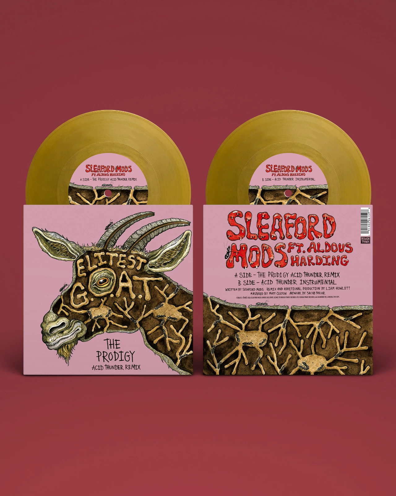 SLEAFORD MODS & THE PRODIGY - ELITEST GOAT 07" SINGLE