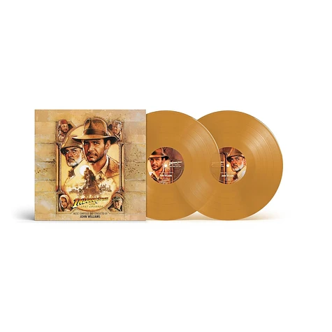O.S.T. - INDIANA JONES LAST CRUSADE sand colour vinyl LP2